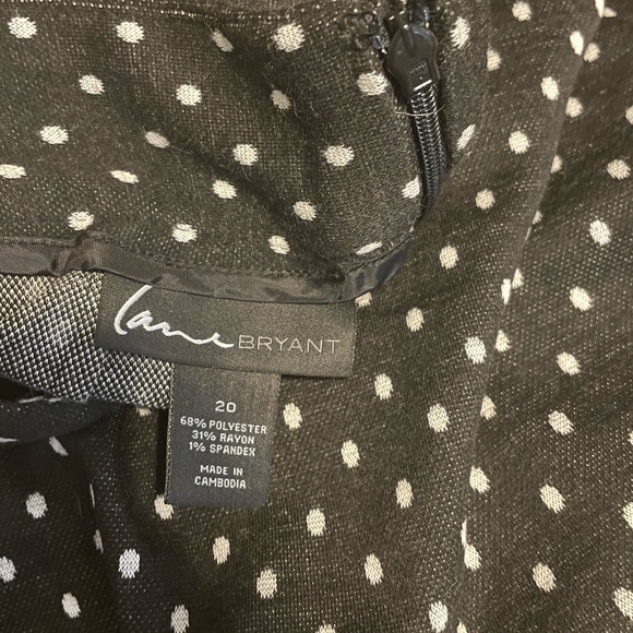 NWOT Lane Bryant Polka Dot Pencil Skirt - Picture 5 of 5